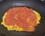 Foto del paso 7 de la receta: Arepizza🥯🌽🧀🍗🫓🥓🍅