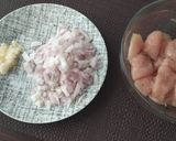 Foto del paso 1 de la receta: Pasta con pollo en salsa blanca