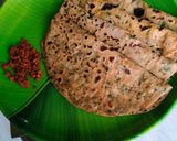 A picture of step 4 of Green coriander masala Thepla.