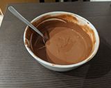 A picture of step 1 of Chocolates with coffee filling.