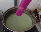 Foto langkah ke 3 dari resep Sour Creamy Matcha Agar-Agar.