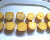 A picture of step 4 of Potato Skewer with Mussel and Escabeche Mayonnaise.