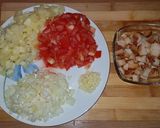 Csirkemell pörkölt lecsós alappal recept fázis 1 fotója