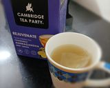 A picture of step 2 of Chamomile ashwagandha mint lemon tea.