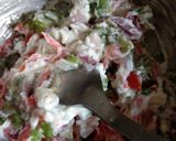 A picture of step 1 of Curd sandwich.