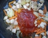 Foto langkah ke 5 dari resep Spaghetti Chicken Bolognese.