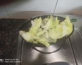 A picture of step 9 of Italian sizzler with spinach, pineapple pasta.