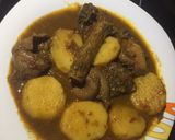 A picture of step 10 of Pepper soup with potatoes.