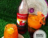 A picture of step 3 of Orange sunrise.