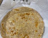 A picture of step 3 of Roti/chapati.