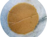 A picture of step 3 of Meethi roti for bhog.
