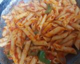 A picture of step 4 of Desi Pasta.