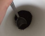 Hình bước làm 1 của món Hồng trà sữa thạch socola của mẹ
