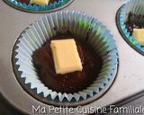 Une image de l'étape 3 de Muffins chocolat, coeur chocolat blanc.