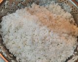 Foto del paso 1 de la receta: Arroz con manteca de ajo y queso crema