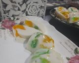 A picture of step 7 of Tri colour delight.