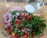 A picture of step 2 of Mexican Salsa with nachos.