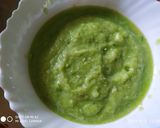 A picture of step 1 of Ridge gourd bharta.