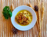 Foto langkah ke 12 dari resep Opor Ayam Kampung (Bumbu Blondo).