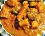 A picture of step 3 of BabyCorn Sabzi with Mix Vegs.