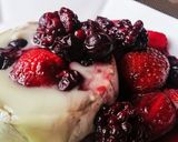A picture of step 4 of Baked Camembert with Red Wine and Berry Sauce (Vegetarian).