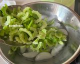 A picture of step 8 of Pickled Bitter Melon with Ume Plums.