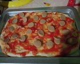 Foto langkah ke 6 dari resep Pizza sosis.