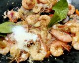 Foto langkah ke 4 dari resep Tumis Buncis Udang Peci.