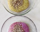 Foto langkah ke 9 dari resep Green Tea Taro Sourdough Bread.