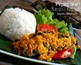 Foto langkah ke 7 dari resep Pepes Ikan Bumbu Kelapa.