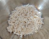 A picture of step 2 of Brown rice chana salad.