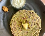 बथुआ का मसाला पराठा(bathua ka masala paratha recipe in hindi) रेसिपी चरण 5 फोटो