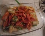 A picture of step 2 of Baked Chicken And Vegetables With Sriracha Sauce.