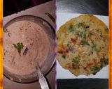 A picture of step 4 of Suji uttpam.