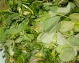 A picture of step 1 of Methi Paratha.