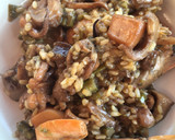 Foto del paso 4 de la receta: Arroz integral meloso con sepia, espárragos trigueros y habitas