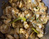 A picture of step 3 of Prawns Pulao.