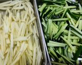 夏日小菜同樂會-檸香雙絲的食譜步驟1照片