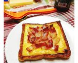 รูปขั้นตอนการทำที่ 6 ของ 🍕 พิซซ่าชีสเบคอน (Air Fryer Bacon Cheese Pizza) 🧀🥓