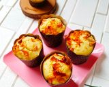 Foto langkah ke 6 dari resep Muffin Sosis Keju Mozzarella (No Mixer).
