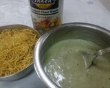 A picture of step 2 of Spicy Minty Sev Raita.