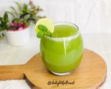 A picture of step 2 of Cucumber mint cooler.