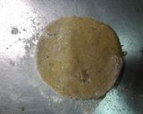 A picture of step 3 of Multigrain sprout paneer grilled wrap.