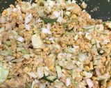A picture of step 3 of Cabbage Chana Dal Vada.