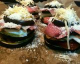 Foto del paso 3 de la receta Berenjenas a la parmesana con pesto y jamón