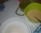 A picture of step 1 of Redvelvet cupcakes.
