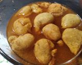 A picture of step 2 of Dahi phulkiyan.