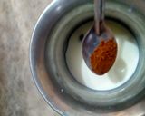 A picture of step 1 of Milk badam shake.