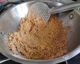 A picture of step 1 of Punjabi Baisakhi special Aate ka halwa.