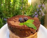 Foto del paso 3 de la receta: Mini tortita con mousse de palta y chocolate🥑 (en sartén)